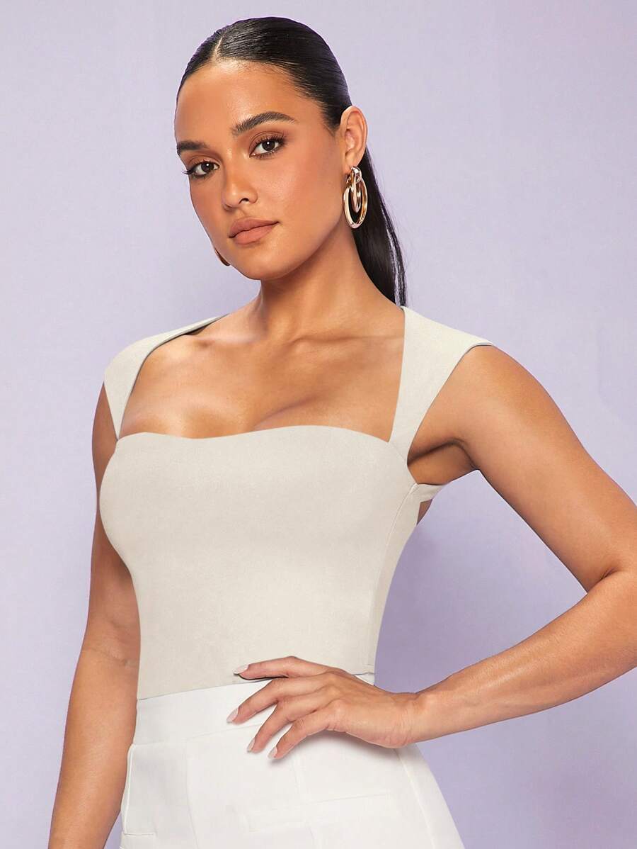 Silquee Gola Sweetheart Sólido Top Tank