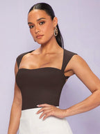 Silquee Gola Sweetheart Sólido Top Tank