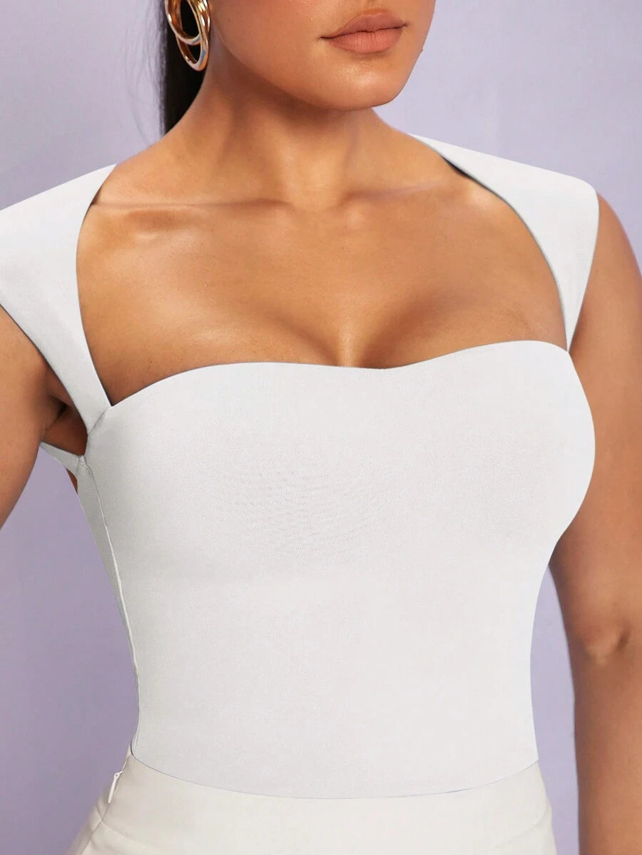 Silquee Gola Sweetheart Sólido Top Tank