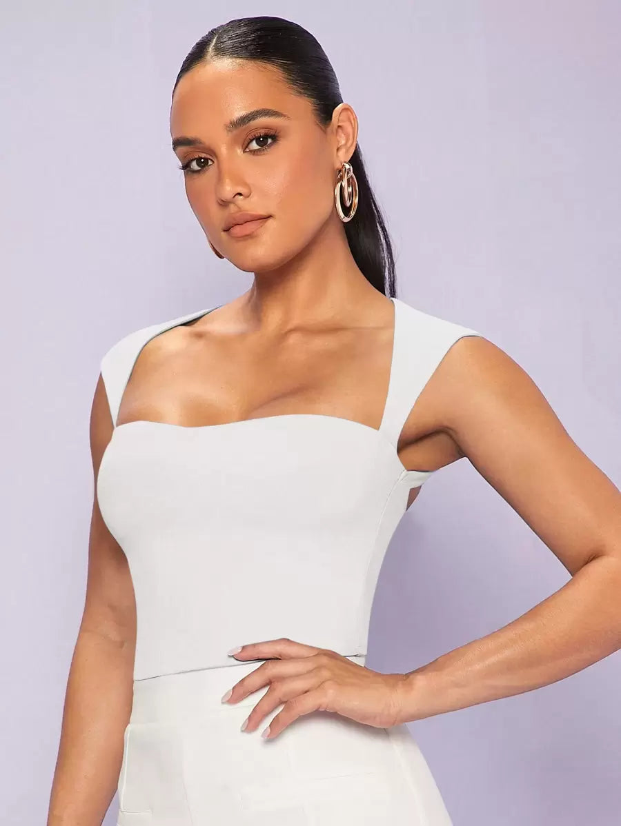 Silquee Gola Sweetheart Sólido Top Tank
