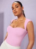 Silquee Gola Sweetheart Sólido Top Tank