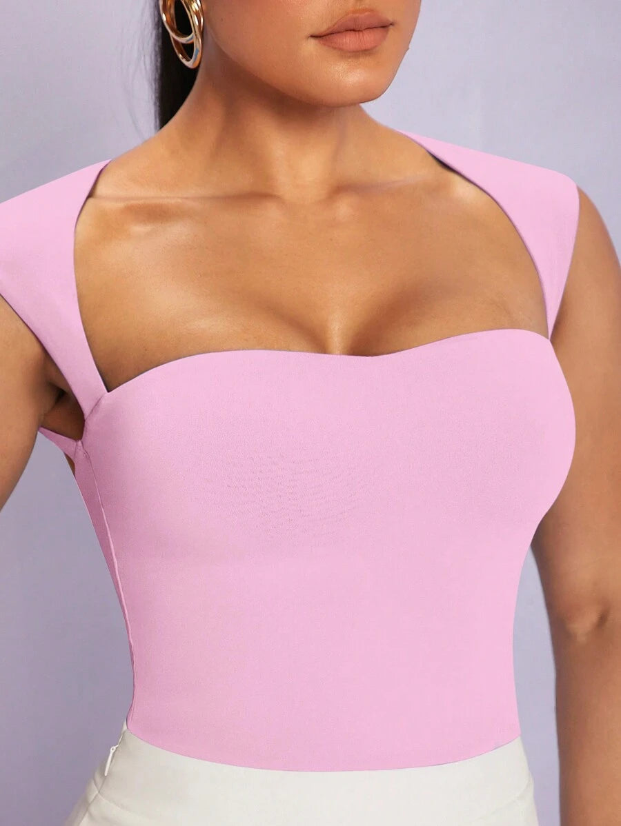 Silquee Gola Sweetheart Sólido Top Tank