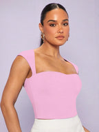 Silquee Gola Sweetheart Sólido Top Tank