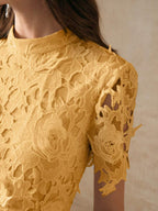 Anewsta Vestido Mini Justo com Renda para Mulheres Vestido Longo Bordô Conjunto Mulheres