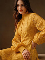 Anewsta Vestido Elegante de Manga Longa de Renda Bordô Máxi para Mulheres, Conjunto de Roupas Brancas de Primavera para Mulheres