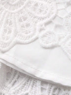 Vestido Elegante de Renda Vazada