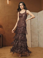 Vestido Elegância com Franjas