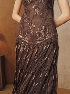 Vestido Elegância com Franjas