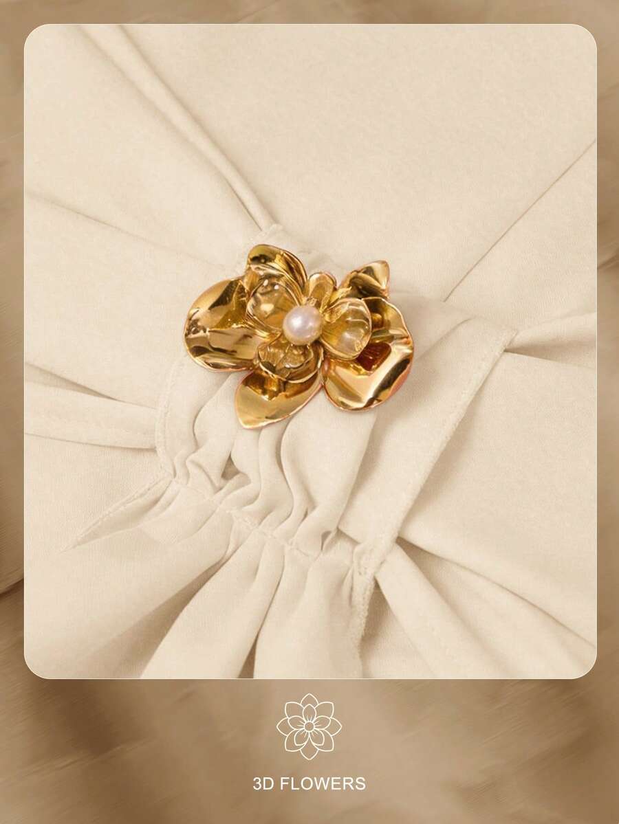 Vestido Longo Plissado Elegante