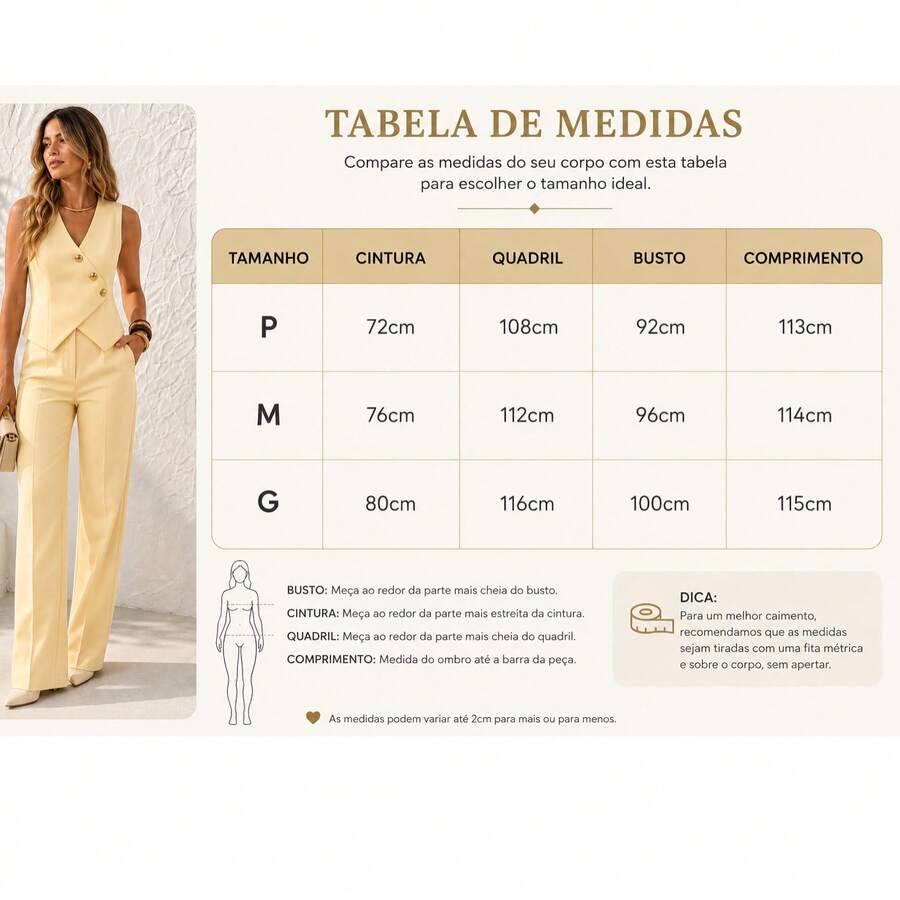 Conjunto Charme Alfaiataria