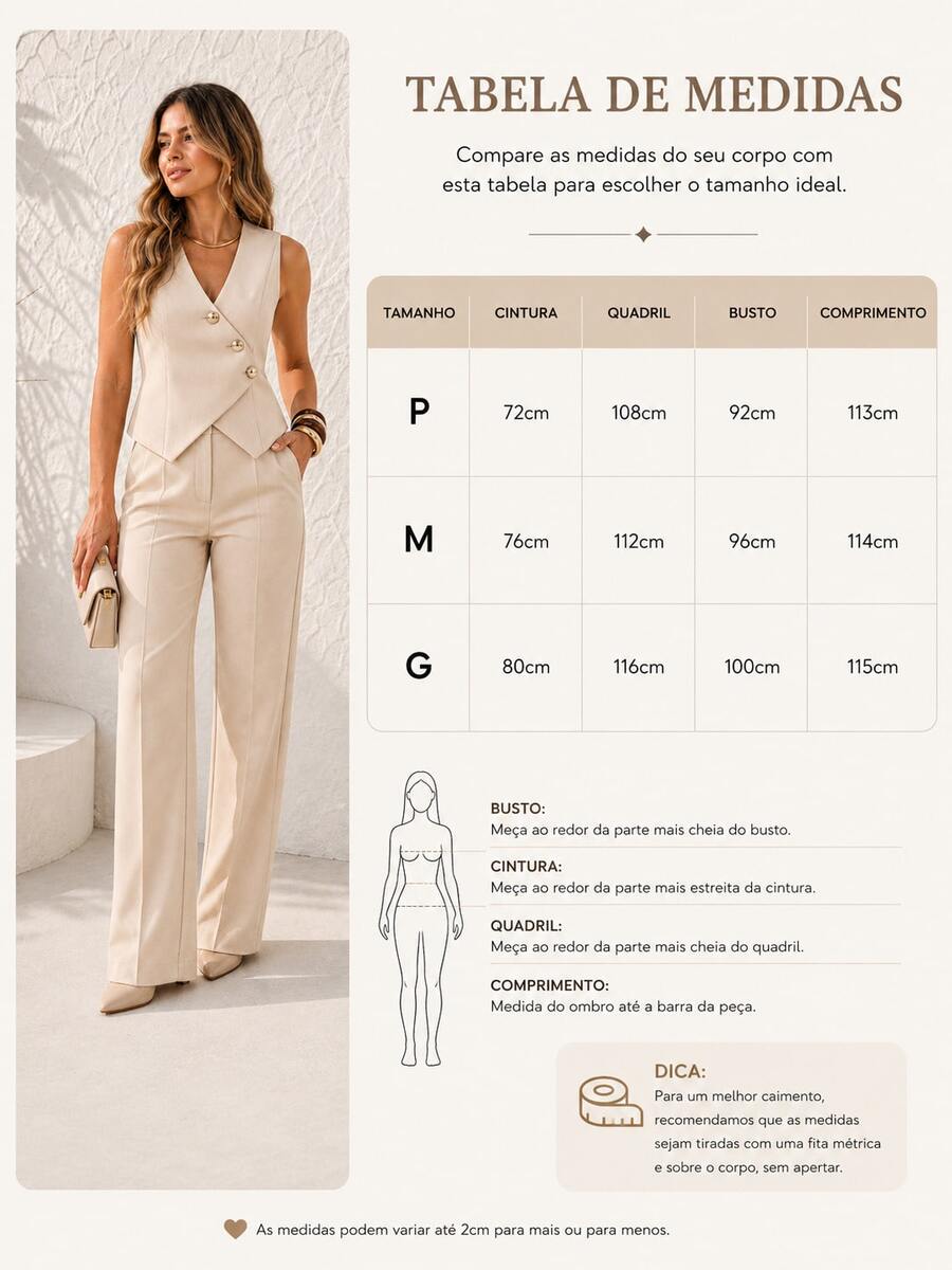 Conjunto Charme Alfaiataria
