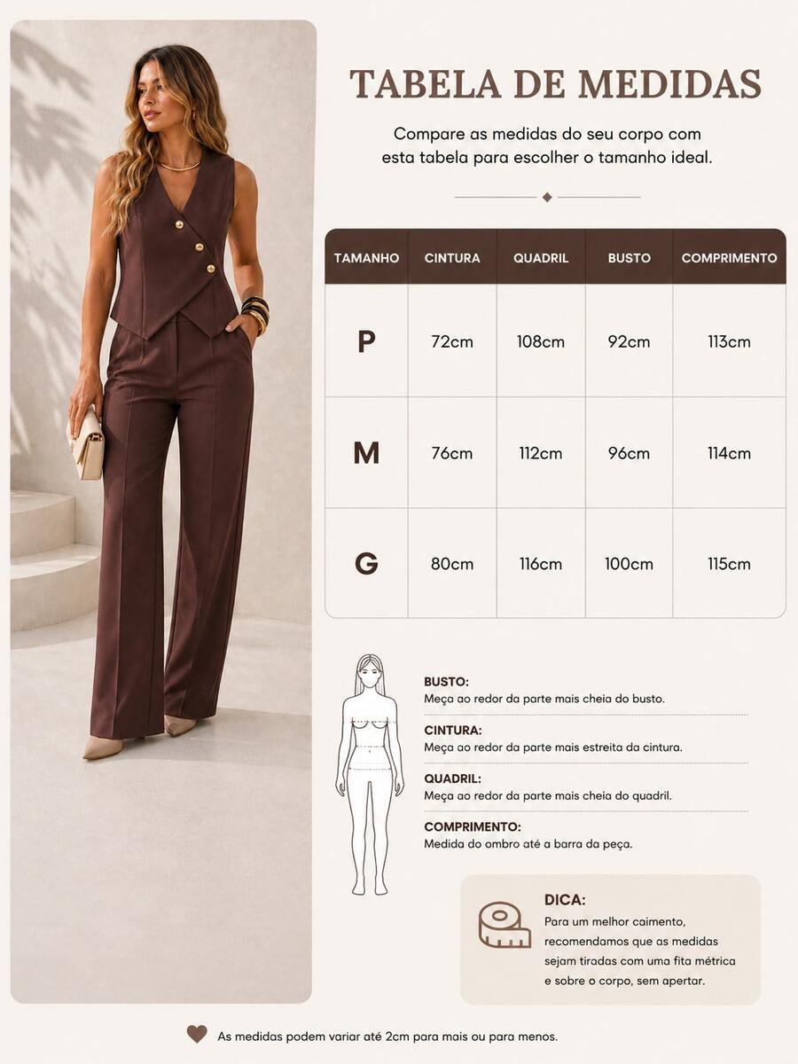 Conjunto Charme Alfaiataria