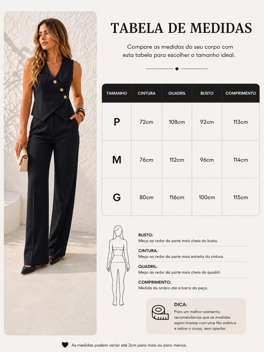 Conjunto Charme Alfaiataria